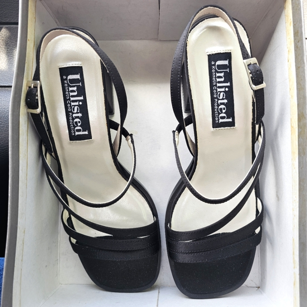 Unlisted Black Strappy Sandals